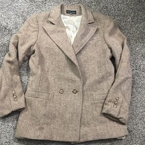 Breckenridge Taupe Herringbone Blazer